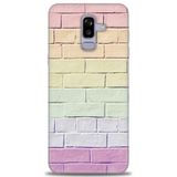 Phoenix Cep HD Baskılı Kılıf + SERAMİK TAM KAPLAYAN EKRAN KORUYUCU 434 Beyaz - Fuşya Samsung Galaxy J8 ile uyumlu
