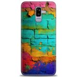 Phoenix Cep HD Baskılı Kılıf + SERAMİK TAM KAPLAYAN EKRAN KORUYUCU 437 Beyaz - Gümüş Samsung Galaxy J8 ile uyumlu