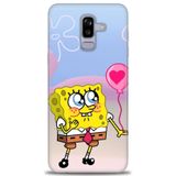 Phoenix Cep HD Baskılı Kılıf + SERAMİK TAM KAPLAYAN EKRAN KORUYUCU 456 Beyaz - Yeşil Samsung Galaxy J8 ile uyumlu
