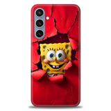 Phoenix Cep HD Baskılı Kılıf + SERAMİK TAM KAPLAYAN EKRAN KORUYUCU 458 Beyaz - Kahverengi Samsung Galaxy S23 FE ile uyumlu