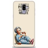 Phoenix Cep HD Baskılı Kılıf + SERAMİK TAM KAPLAYAN EKRAN KORUYUCU 46 Beyaz - Kahverengi Samsung Galaxy J8 ile uyumlu