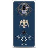 Phoenix Cep HD Baskılı Kılıf + SERAMİK TAM KAPLAYAN EKRAN KORUYUCU 463 Beyaz Çicek Desenli Samsung Galaxy J8 ile uyumlu
