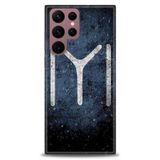 Phoenix Cep HD Baskılı Kılıf + SERAMİK TAM KAPLAYAN EKRAN KORUYUCU 464 Siyah - Fuşya Samsung Galaxy S22 Ultra ile uyumlu