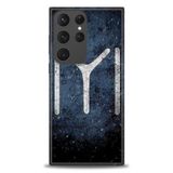 Phoenix Cep HD Baskılı Kılıf + SERAMİK TAM KAPLAYAN EKRAN KORUYUCU 464 Siyah Samsung Galaxy S23 Ultra ile uyumlu
