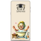 Phoenix Cep HD Baskılı Kılıf + SERAMİK TAM KAPLAYAN EKRAN KORUYUCU 47 Beyaz - Kahverengi Samsung Galaxy C9 Pro ile uyumlu