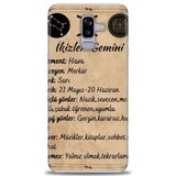 Phoenix Cep HD Baskılı Kılıf + SERAMİK TAM KAPLAYAN EKRAN KORUYUCU 471 Siyah - Blur Samsung Galaxy J8 ile uyumlu