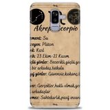 Phoenix Cep HD Baskılı Kılıf + SERAMİK TAM KAPLAYAN EKRAN KORUYUCU 472 Siyah - Bordo Samsung Galaxy J8 ile uyumlu
