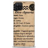Phoenix Cep HD Baskılı Kılıf + SERAMİK TAM KAPLAYAN EKRAN KORUYUCU 476 Beyaz - Gümüş Samsung Galaxy M12 ile uyumlu