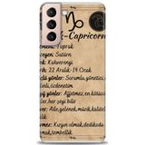 Phoenix Cep HD Baskılı Kılıf + SERAMİK TAM KAPLAYAN EKRAN KORUYUCU 478 Beyaz - Kırmızı Samsung Galaxy S21 FE ile uyumlu