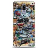 Phoenix Cep HD Baskılı Kılıf + SERAMİK TAM KAPLAYAN EKRAN KORUYUCU 483 Beyaz - Fuşya Samsung Galaxy J8 ile uyumlu