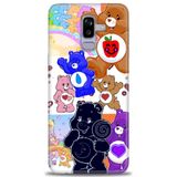 Phoenix Cep HD Baskılı Kılıf + SERAMİK TAM KAPLAYAN EKRAN KORUYUCU 493 Beyaz - Mavi Samsung Galaxy J8 ile uyumlu