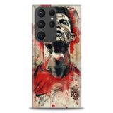 Phoenix Cep HD Baskılı Kılıf + SERAMİK TAM KAPLAYAN EKRAN KORUYUCU 5 Beyaz - Mavi - Siyah Samsung Galaxy S23 Ultra ile uyumlu