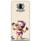 Phoenix Cep HD Baskılı Kılıf + SERAMİK TAM KAPLAYAN EKRAN KORUYUCU 50 Beyaz - Kırmızı - Siyah Samsung Galaxy J8 ile uyumlu
