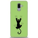 Phoenix Cep HD Baskılı Kılıf + SERAMİK TAM KAPLAYAN EKRAN KORUYUCU 65 Beyaz - Yıldız Samsung Galaxy J8 ile uyumlu