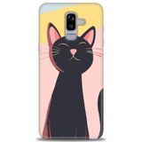 Phoenix Cep HD Baskılı Kılıf + SERAMİK TAM KAPLAYAN EKRAN KORUYUCU 66 Beyaz Ahşap Samsung Galaxy J8 ile uyumlu