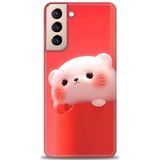 Phoenix Cep HD Baskılı Kılıf + SERAMİK TAM KAPLAYAN EKRAN KORUYUCU 75 Siyah - Kahverengi Samsung Galaxy S21 FE ile uyumlu
