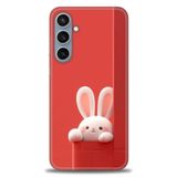 Phoenix Cep HD Baskılı Kılıf + SERAMİK TAM KAPLAYAN EKRAN KORUYUCU 77 Beyaz - Pembe Samsung Galaxy S23 FE ile uyumlu