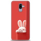Phoenix Cep HD Baskılı Kılıf + SERAMİK TAM KAPLAYAN EKRAN KORUYUCU 77 Siyah - Beyaz - Gri Samsung Galaxy J8 ile uyumlu