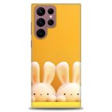 Phoenix Cep HD Baskılı Kılıf + SERAMİK TAM KAPLAYAN EKRAN KORUYUCU 78 Siyah - Kahverengi Samsung Galaxy S22 Ultra ile uyumlu