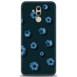 Phoenix Cep Kılıf HD Baskılı Kılıf + NANO TAM KAPLAYAN EKRAN KORUYUCU 136 Beyaz Huawei Mate 20 Lite ile uyumlu