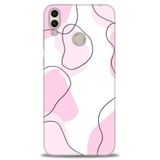 Phoenix Cep Kılıf HD Baskılı Kılıf + NANO TAM KAPLAYAN EKRAN KORUYUCU 171 Beyaz - Turuncu Huawei Honor 8C ile uyumlu