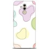 Phoenix Cep Kılıf HD Baskılı Kılıf + NANO TAM KAPLAYAN EKRAN KORUYUCU 174 Siyah - Beyaz - Gri Huawei Mate 20 Lite ile uyumlu