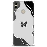 Phoenix Cep Kılıf HD Baskılı Kılıf + NANO TAM KAPLAYAN EKRAN KORUYUCU 190 Siyah - Gold Huawei Honor 8C ile uyumlu