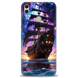 Phoenix Cep Kılıf HD Baskılı Kılıf + NANO TAM KAPLAYAN EKRAN KORUYUCU 236 Siyah - Blur Huawei Honor 8C ile uyumlu