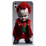 Phoenix Cep Kılıf HD Baskılı Kılıf + NANO TAM KAPLAYAN EKRAN KORUYUCU 248 Beyaz - Fuşya Huawei Honor 8C ile uyumlu