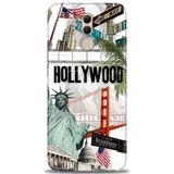 Phoenix Cep Kılıf HD Baskılı Kılıf + NANO TAM KAPLAYAN EKRAN KORUYUCU 267 Siyah Huawei Mate 20 Lite ile uyumlu