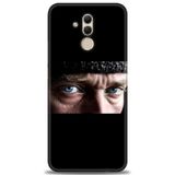 Phoenix Cep Kılıf HD Baskılı Kılıf + NANO TAM KAPLAYAN EKRAN KORUYUCU 28 Siyah - Beyaz - Yeşil Huawei Mate 20 Lite ile uyumlu