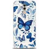 Phoenix Cep Kılıf HD Baskılı Kılıf + NANO TAM KAPLAYAN EKRAN KORUYUCU 294 Beyaz - Kırmızı - Siyah Huawei Mate 20 Lite ile uyumlu