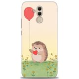 Phoenix Cep Kılıf HD Baskılı Kılıf + NANO TAM KAPLAYAN EKRAN KORUYUCU 305 Beyaz - Titanium Huawei Mate 20 Lite ile uyumlu