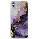 Phoenix Cep Kılıf HD Baskılı Kılıf + NANO TAM KAPLAYAN EKRAN KORUYUCU 315 Beyaz - Taba Huawei Honor 8C ile uyumlu