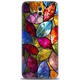 Phoenix Cep Kılıf HD Baskılı Kılıf + NANO TAM KAPLAYAN EKRAN KORUYUCU 339 Beyaz - Kahverengi Huawei Mate 20 Lite ile uyumlu