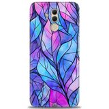 Phoenix Cep Kılıf HD Baskılı Kılıf + NANO TAM KAPLAYAN EKRAN KORUYUCU 340 Beyaz - Kalp Huawei Mate 20 Lite ile uyumlu