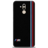 Phoenix Cep Kılıf HD Baskılı Kılıf + NANO TAM KAPLAYAN EKRAN KORUYUCU 374 Siyah - Fuşya Huawei Mate 20 Lite ile uyumlu