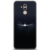 Phoenix Cep Kılıf HD Baskılı Kılıf + NANO TAM KAPLAYAN EKRAN KORUYUCU 381 Beyaz Huawei Mate 20 Lite ile uyumlu