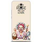 Phoenix Cep Kılıf HD Baskılı Kılıf + NANO TAM KAPLAYAN EKRAN KORUYUCU 41 Beyaz - Fuşya Huawei Mate 20 Lite ile uyumlu