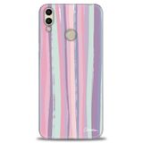 Phoenix Cep Kılıf HD Baskılı Kılıf + NANO TAM KAPLAYAN EKRAN KORUYUCU 426 Siyah - Altın Huawei Honor 8C ile uyumlu