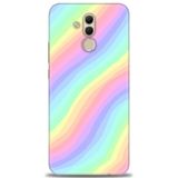 Phoenix Cep Kılıf HD Baskılı Kılıf + NANO TAM KAPLAYAN EKRAN KORUYUCU 427 Siyah - Gül Huawei Mate 20 Lite ile uyumlu