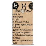 Phoenix Cep Kılıf HD Baskılı Kılıf + NANO TAM KAPLAYAN EKRAN KORUYUCU 473 Beyaz Çicek Desenli Huawei Honor 8C ile uyumlu