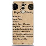 Phoenix Cep Kılıf HD Baskılı Kılıf + NANO TAM KAPLAYAN EKRAN KORUYUCU 474 Siyah - Gri Huawei Mate 20 Lite ile uyumlu