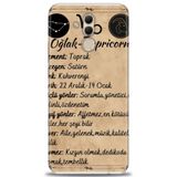 Phoenix Cep Kılıf HD Baskılı Kılıf + NANO TAM KAPLAYAN EKRAN KORUYUCU 478 Siyah - Kahverengi Huawei Mate 20 Lite ile uyumlu