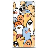 Phoenix Cep Kılıf HD Baskılı Kılıf + NANO TAM KAPLAYAN EKRAN KORUYUCU 497 Beyaz - Pembe Huawei Mate 20 Lite ile uyumlu