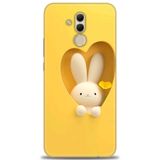 Phoenix Cep Kılıf HD Baskılı Kılıf + NANO TAM KAPLAYAN EKRAN KORUYUCU 71 Siyah Huawei Mate 20 Lite ile uyumlu