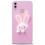 Phoenix Cep Kılıf HD Baskılı Kılıf + NANO TAM KAPLAYAN EKRAN KORUYUCU 74 Beyaz - Yeşil Huawei Honor 8C ile uyumlu