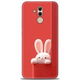 Phoenix Cep Kılıf HD Baskılı Kılıf + NANO TAM KAPLAYAN EKRAN KORUYUCU 77 Siyah - Beyaz - Yeşil Huawei Mate 20 Lite ile uyumlu