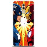 Phoenix Cep Kılıf HD Baskılı Kılıf + NANO TAM KAPLAYAN EKRAN KORUYUCU 93 Beyaz - Gümüş Huawei Mate 20 Lite ile uyumlu