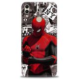 Phoenix Cep Kılıf HD Baskılı Kılıf + NANO TAM KAPLAYAN EKRAN KORUYUCU 95 Siyah - Gül Huawei Honor 8C ile uyumlu